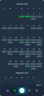 Training-Schedule-Monthly