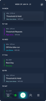 Training-Schedule-Weekly